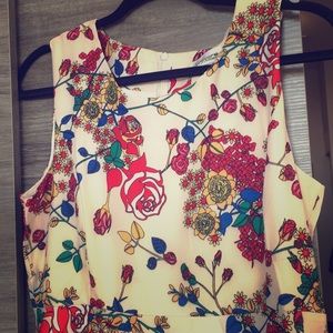 Floral dress, not worn once.